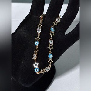 Evil Eye Star Bracelet NWOT